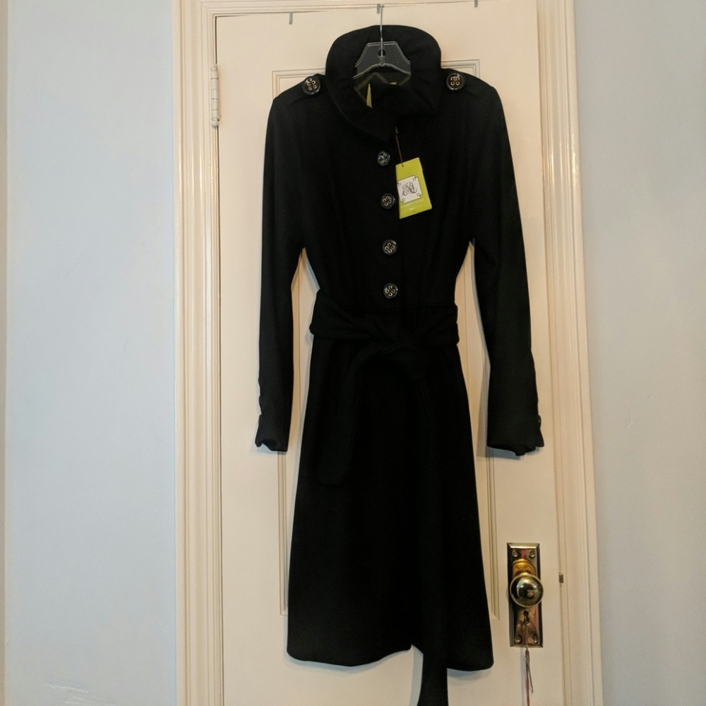 NWT Elizabeth McKay Whitney Wool Coat